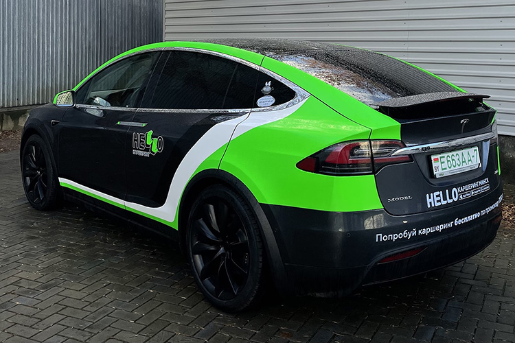 Tesla Model X в каршеринге Hello