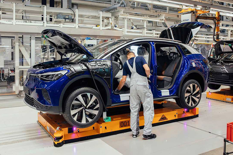 Volkswagen ID.4 завод в Цвиккау