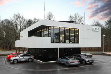 Audi EV Charging Hub зарядный центр