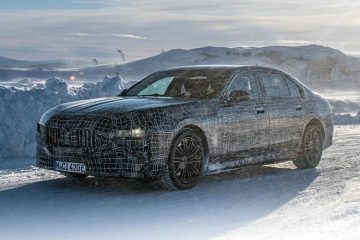 BMW i7 на испытаниях в Швеции