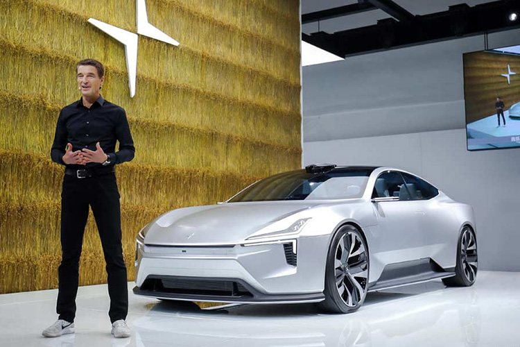 Томас Ингенлат с Polestar Precept