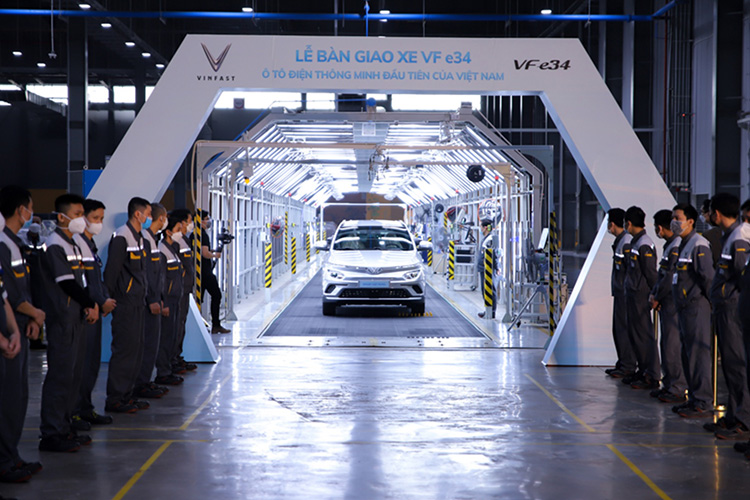 VinFast VF e34 Завод в Хайфоне