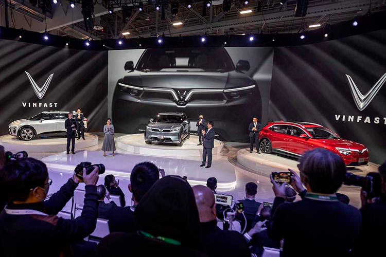 VinFast презентация на выставке CES 2022