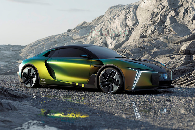 DS E-Tense Performance концепт