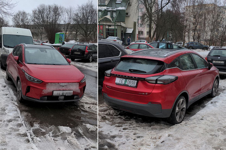 Geely Geometry C в Беларуси