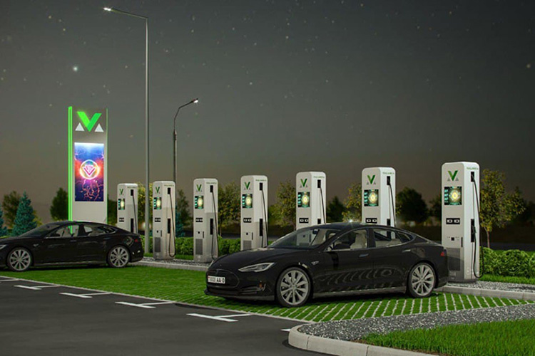 супербыстрый комплекс электрозарядных станций Malanka