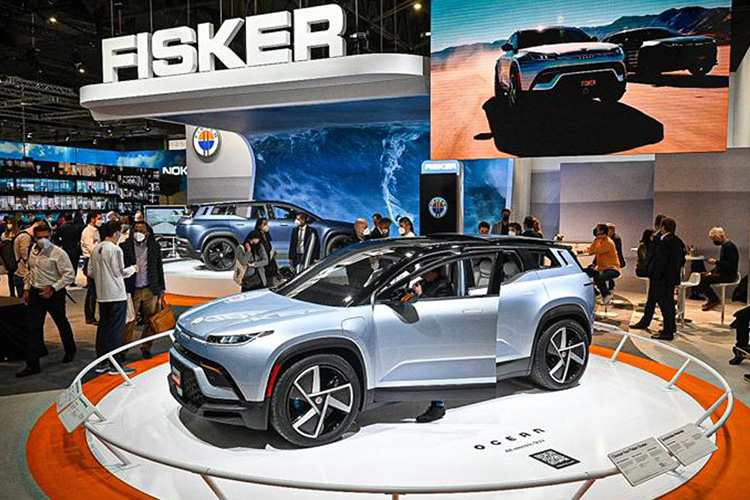 Fisker Ocean на Всемирном мобильном конгрессе в Барселоне