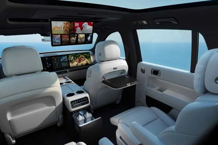 Li Auto L9 интерьер рендер