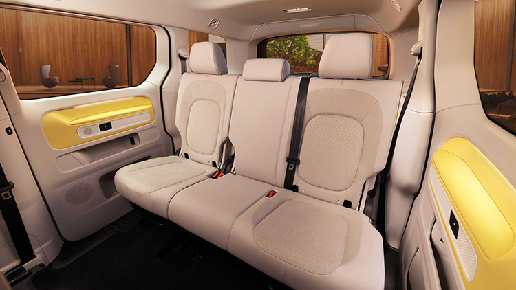 Volkswagen ID. Buzz задние сиденья