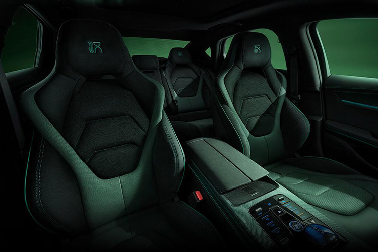 BYD Han EV блестящий зеленый