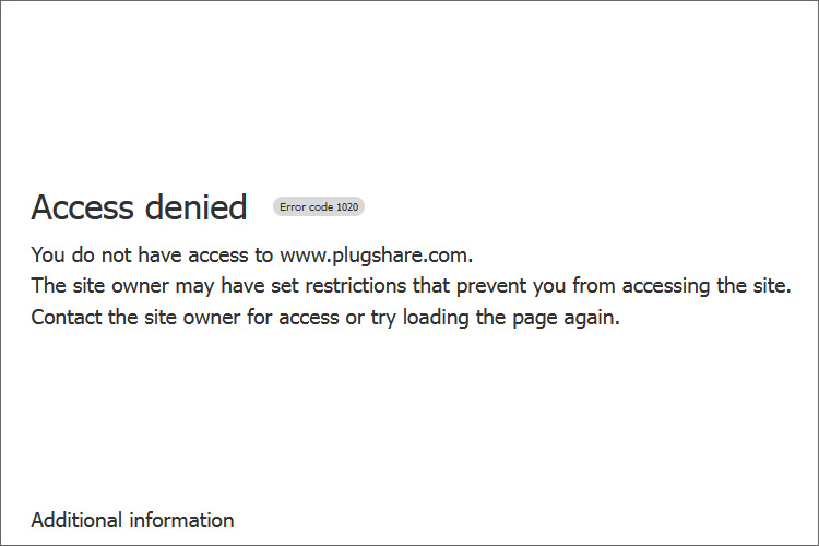 PlugShare перестал работать в Беларуси