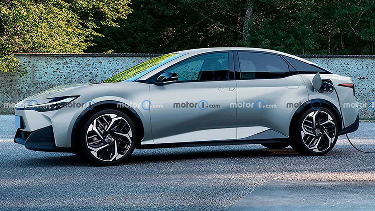 Toyota bZ5 неофициальный рендер
