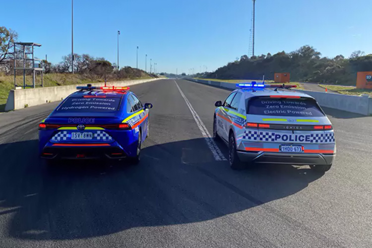 Hyundai Ioniq 5 Toyota Mirai Australia Police