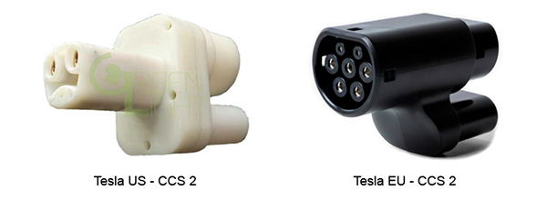 адаптеры Tesla US EU CCS 2