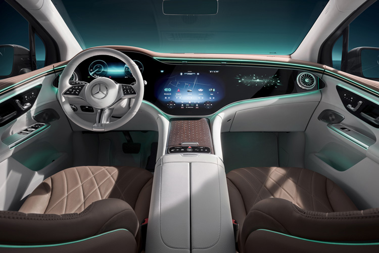 Mercedes-Benz EQE SUV интерьер