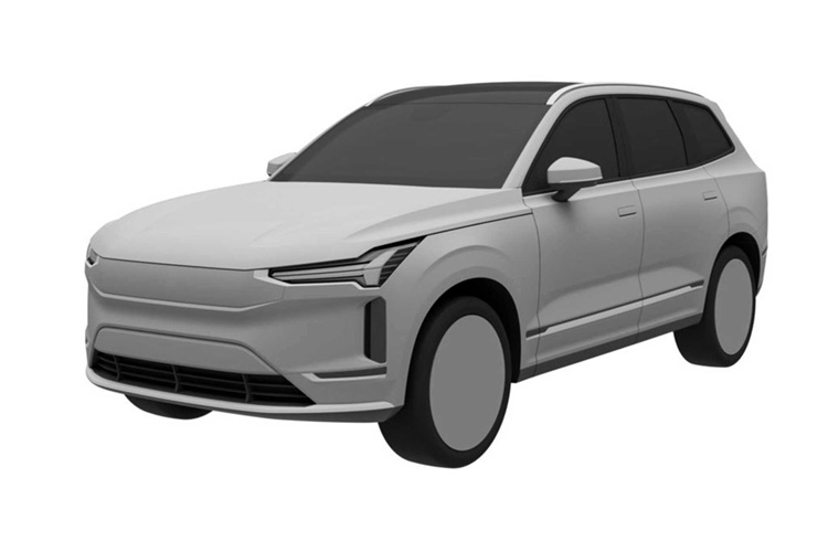 Volvo EX90 патентные изображения