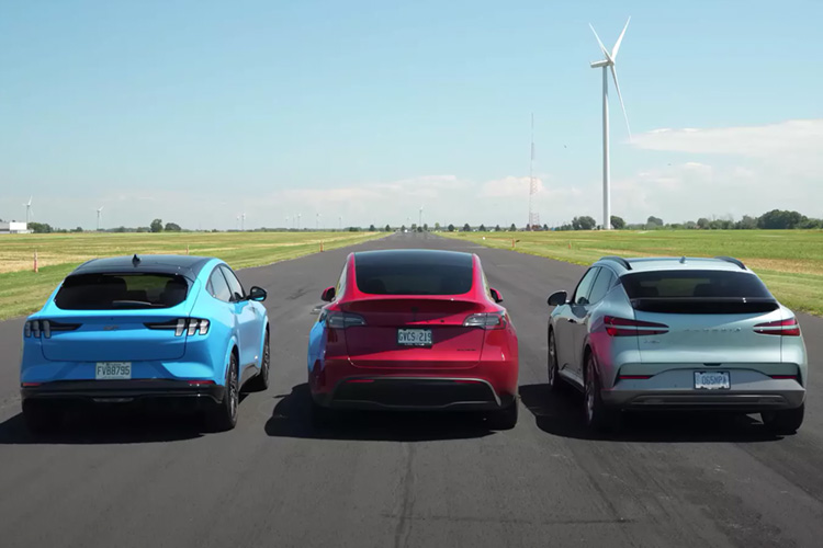 Ford Mustang Mach-E GT Genesis GV60 Tesla Model Y