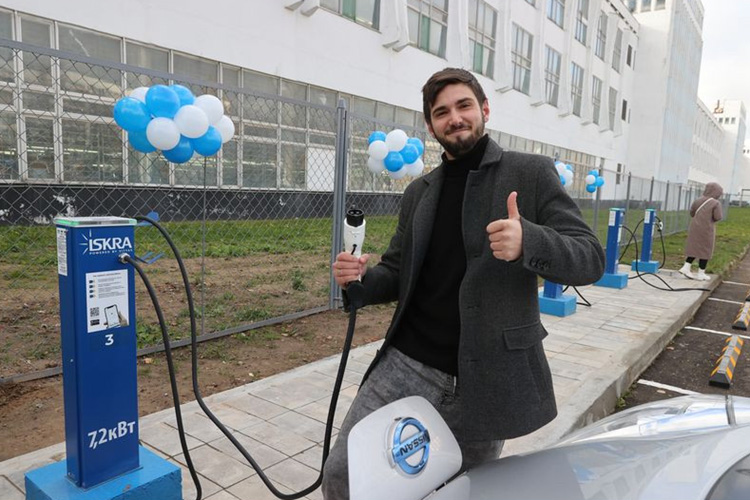 Новый зарядный комплекс для электромобилей ISKRA открылся в Витебске