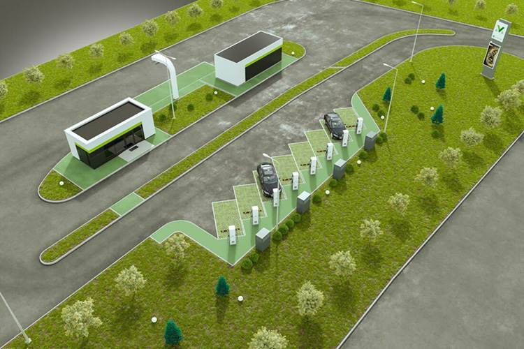 Супербыстрый зарядный комплекс