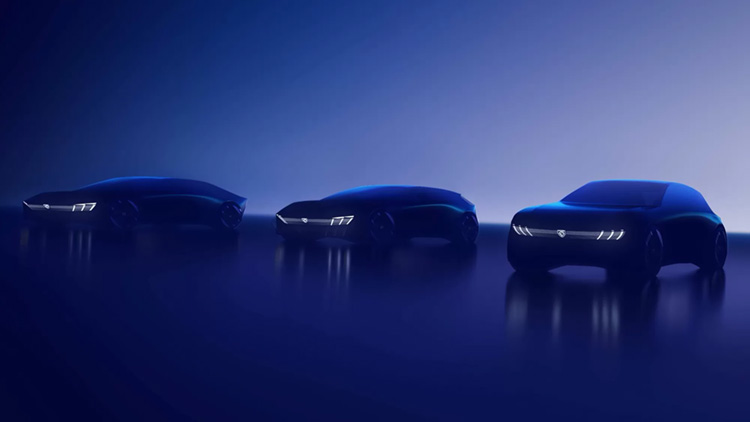 Новые Peugeot E-508, E-308 и E-208