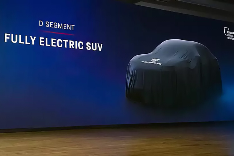 трехрядный электрический кроссовер Porsche