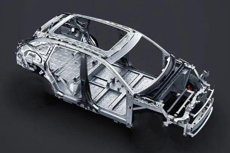 Chery eQ7 кузов из алюминия