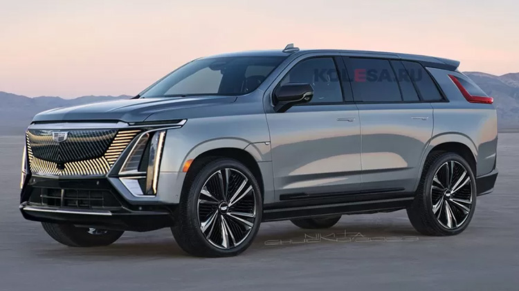 Рендер Cadillac Escalade IQ
