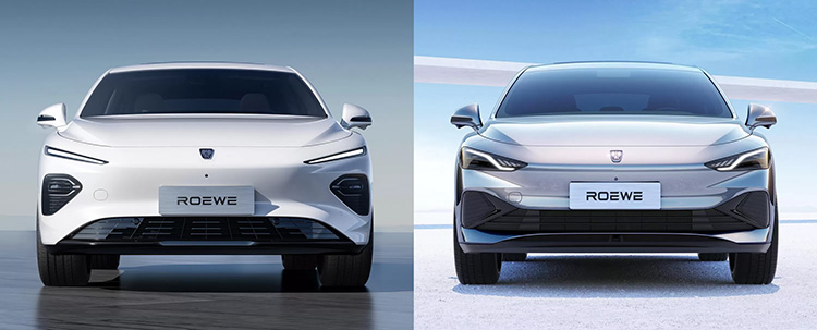 Слева — Roewe D7 EV, справа — Roewe D7 DMH