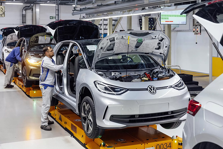 Volkswagen ID.3 на заводе в Цвиккау