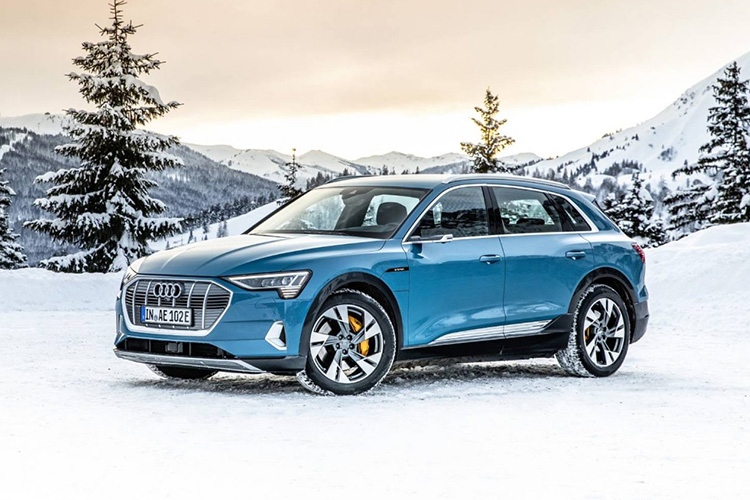 Audi e-tron зимой