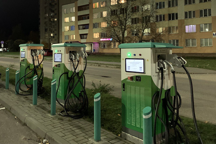 в Гродно появилось еще три коннектора стандарта GB/T