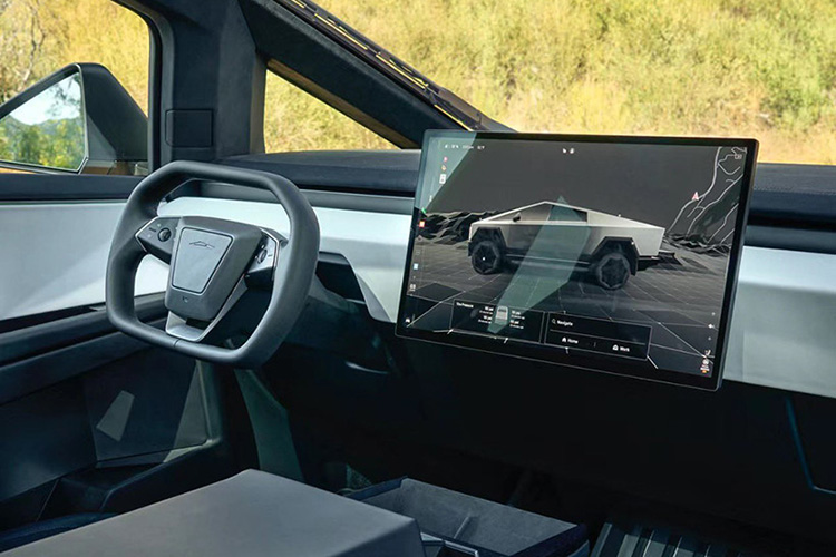 Tesla Cybertruck интерьер