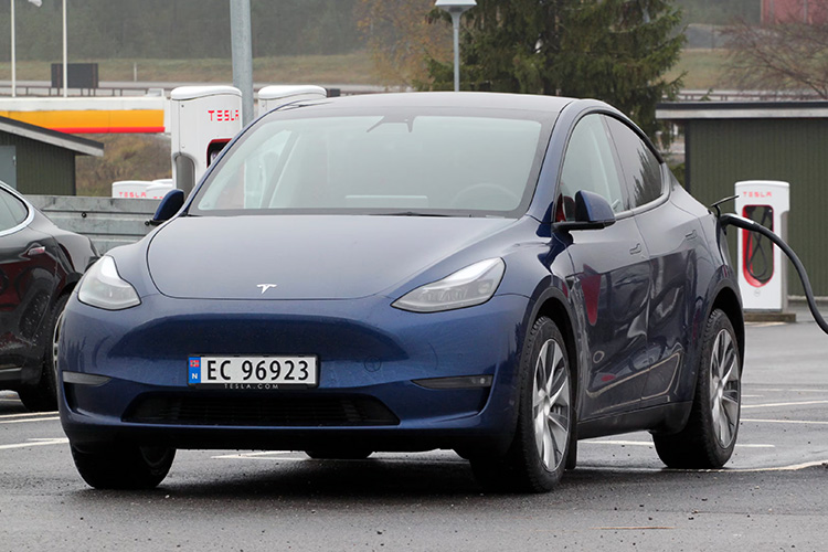 Tesla Model Y в Норвегии
