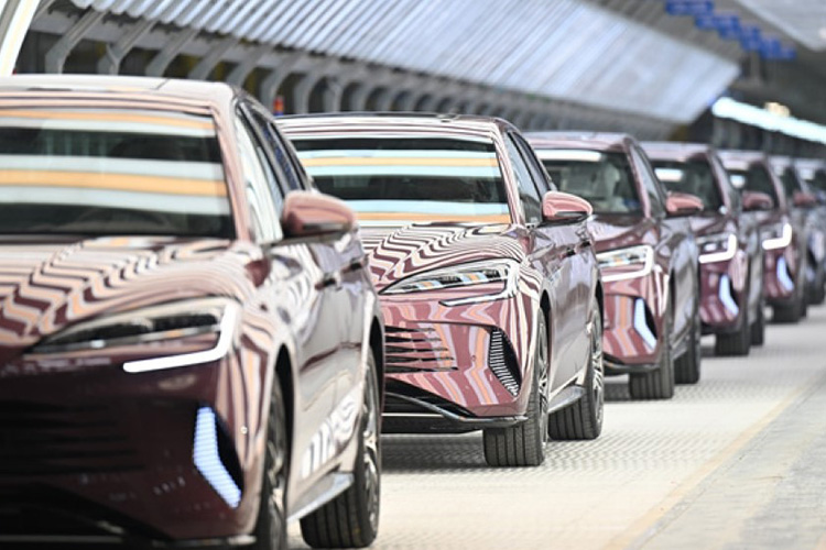 BYD конвейер