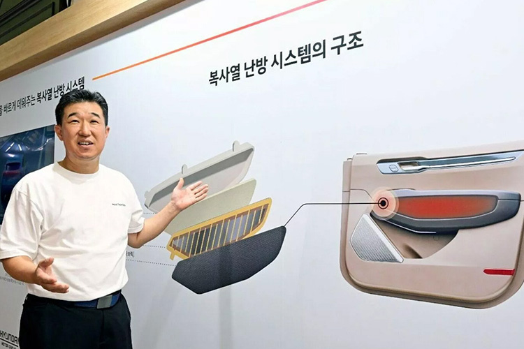 Hyundai инфракрасное отопление салона