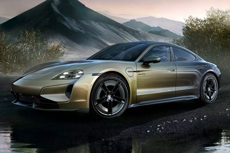 Porsche Taycan Turbo S Celestial Jade