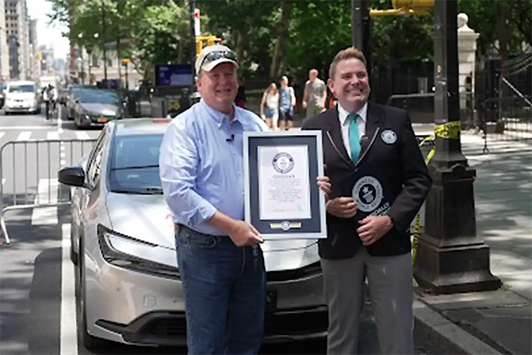 Toyota Prius Рекорд Гиннесса