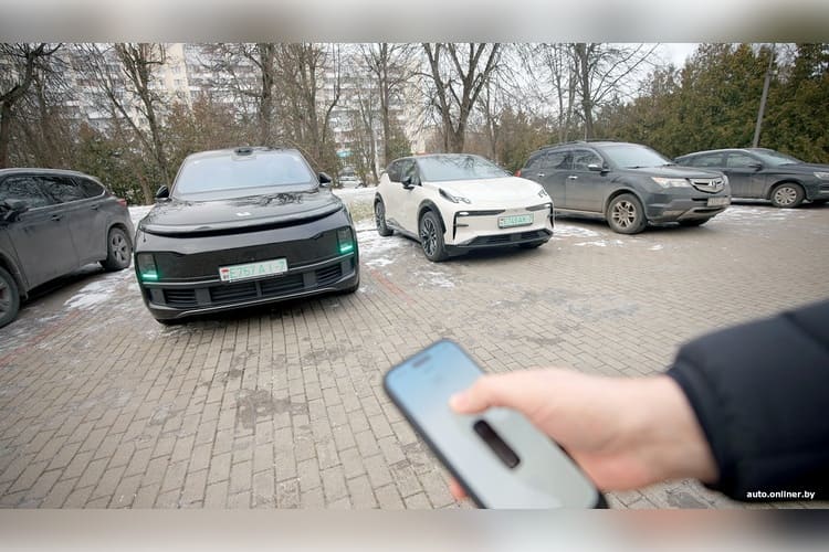  на парковке