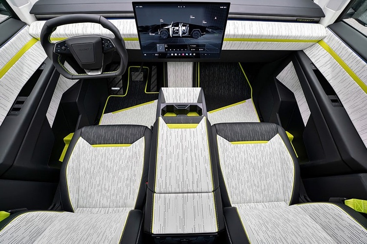 Салон Tesla Cybertruck